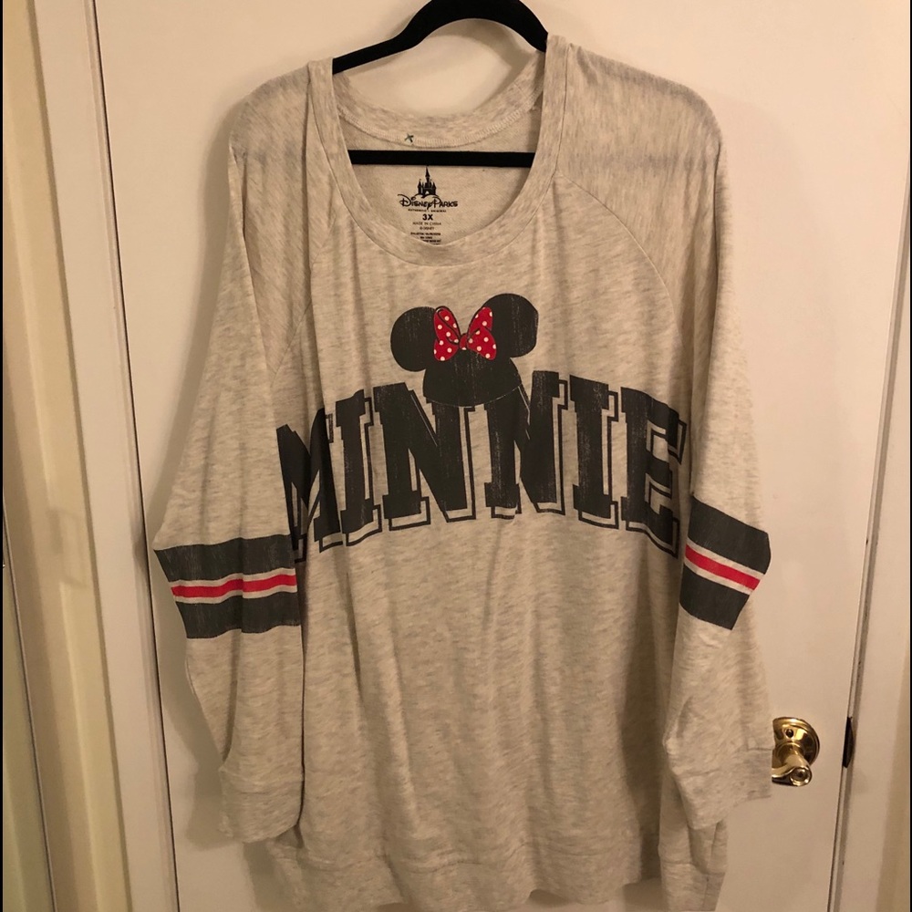 Disney Minnie Mouse Varsity Long Sleeve Top